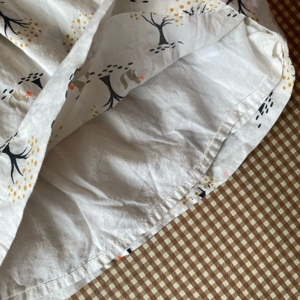 Gap baby squirrel print long sleeve tunic top. 0-3 Months‎